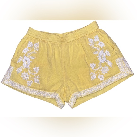 J. Crew 100% Cotton Floral Embroidered Shorts Size 2 - Picture 1 of 5